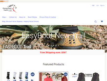 Tablet Screenshot of discounthorsesupplies.com